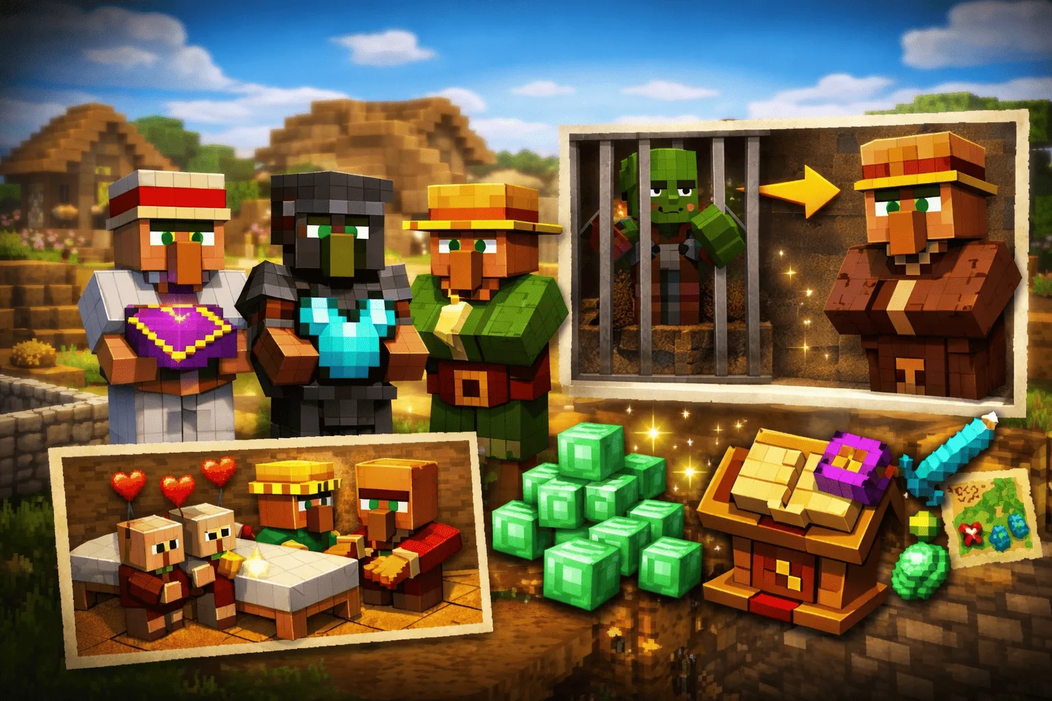 Villagers Minecraft: professions, trades, and complete guide (2026)