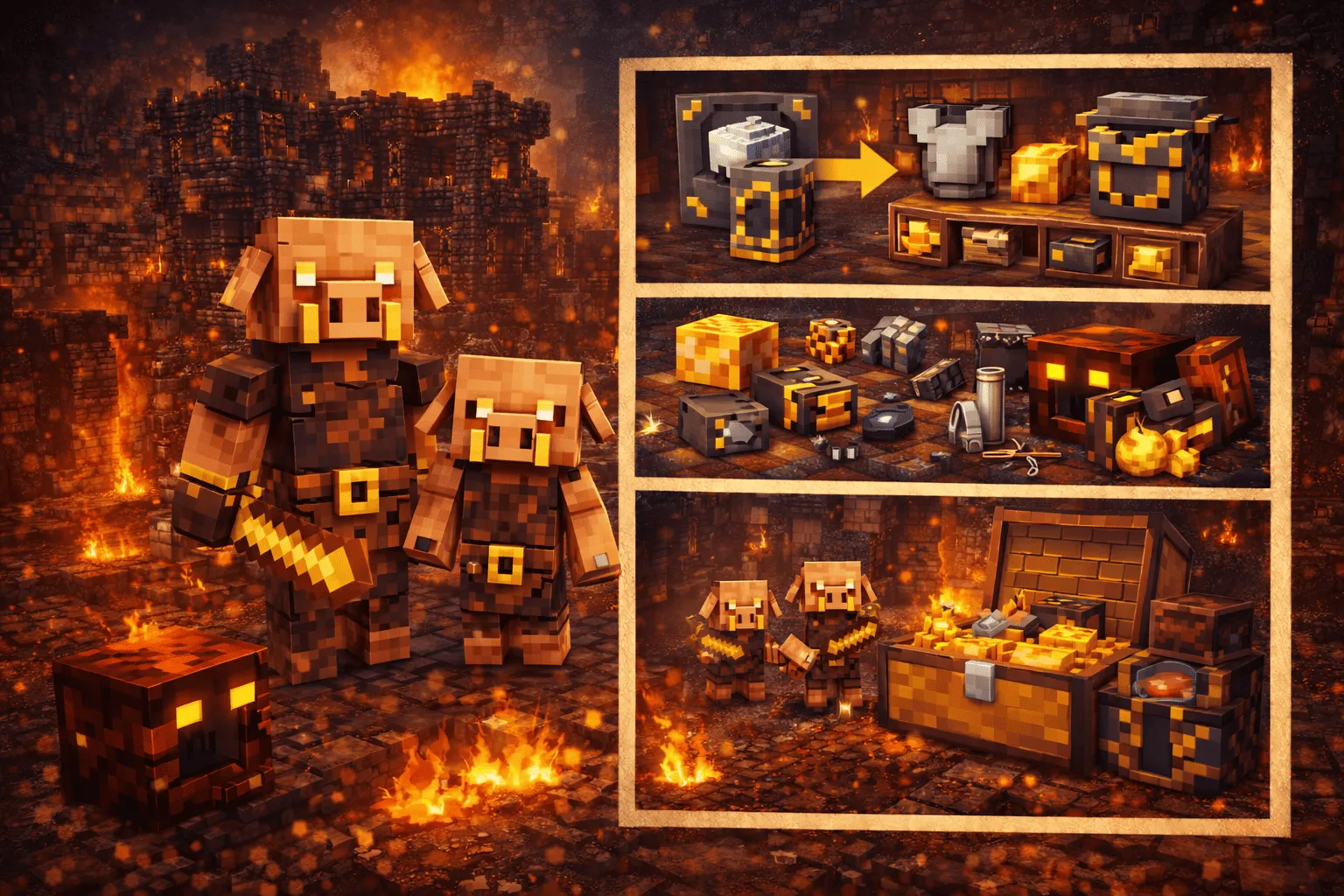 Bastion Minecraft: how to find it and what loot to collect