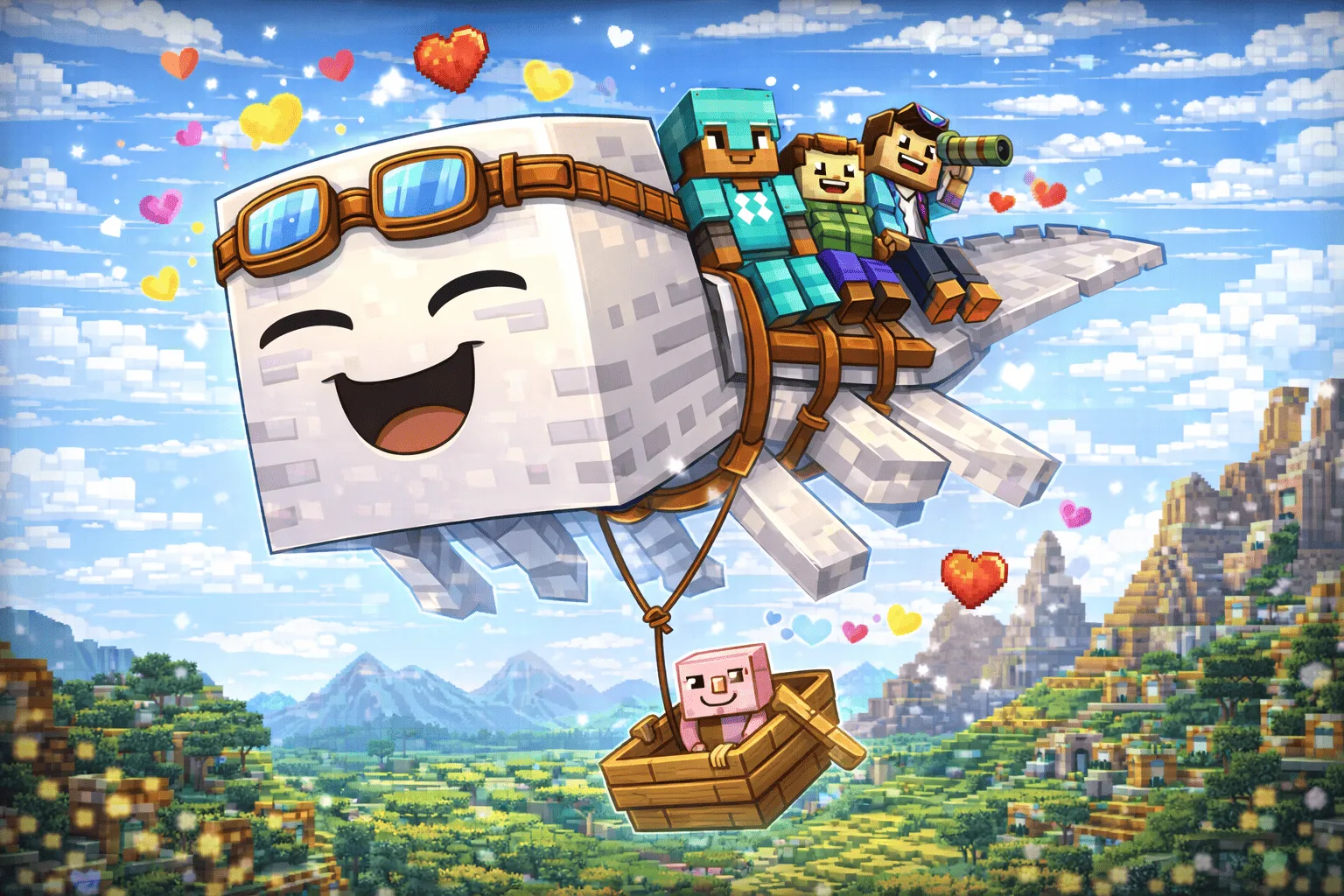 Happy Ghast Minecraft: how to tame and ride it (2026)