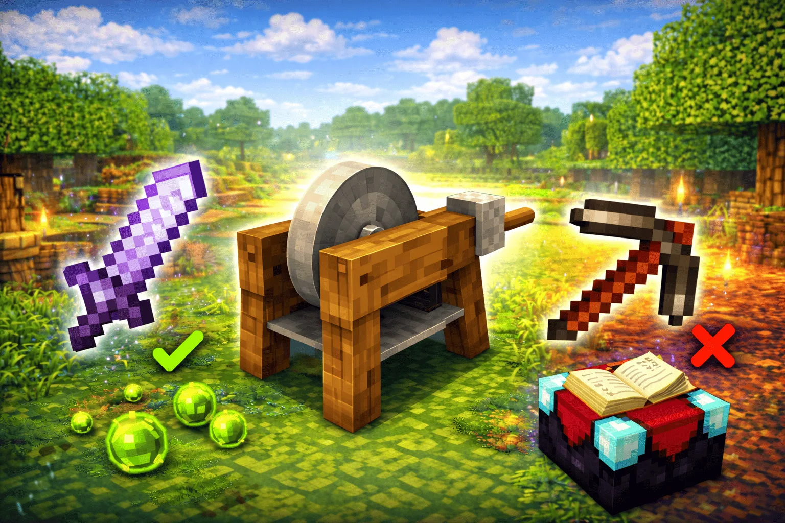 Minecraft Grindstone: Crafting, Usage & Disenchantment (2026 Guide)