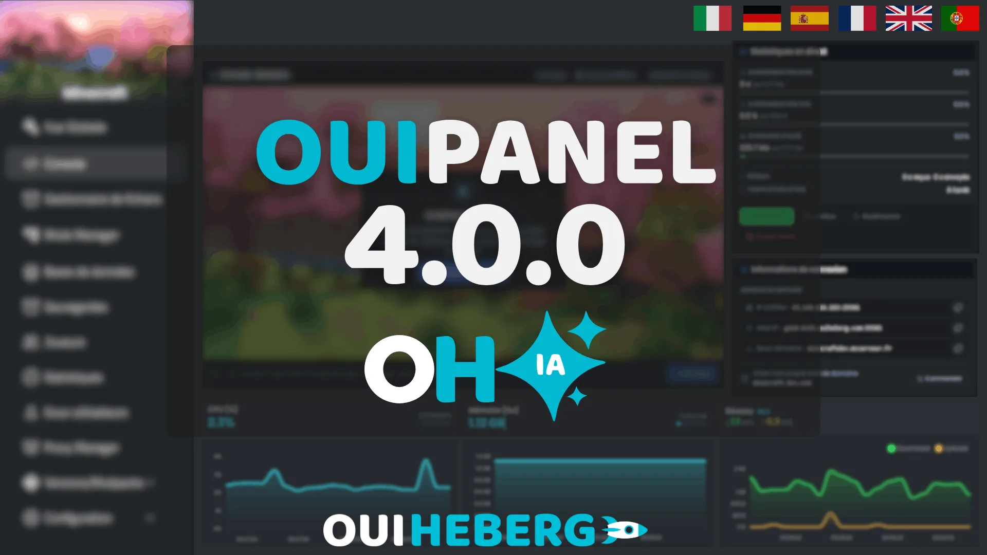 OuiPanel 4.0.0: connect Claude or ChatGPT to your servers