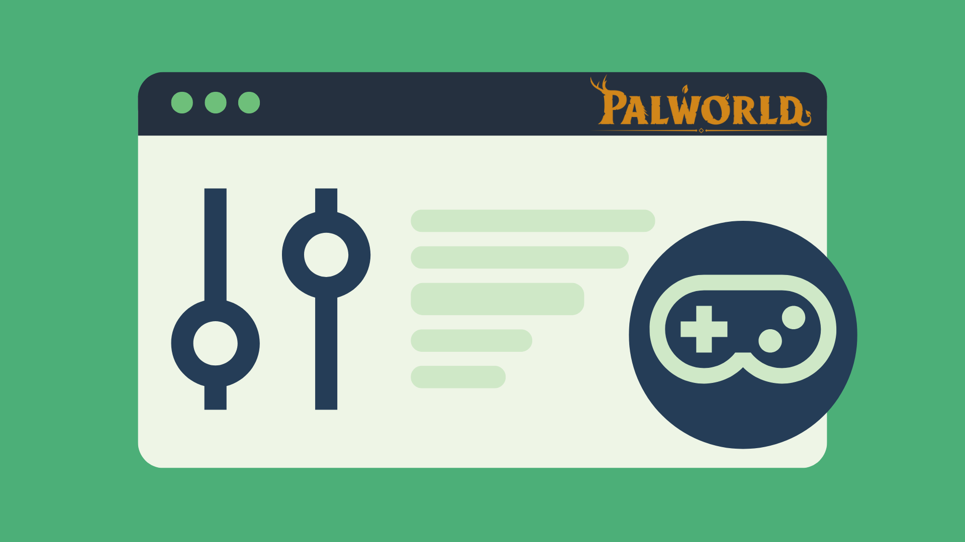 Configure your Palworld server