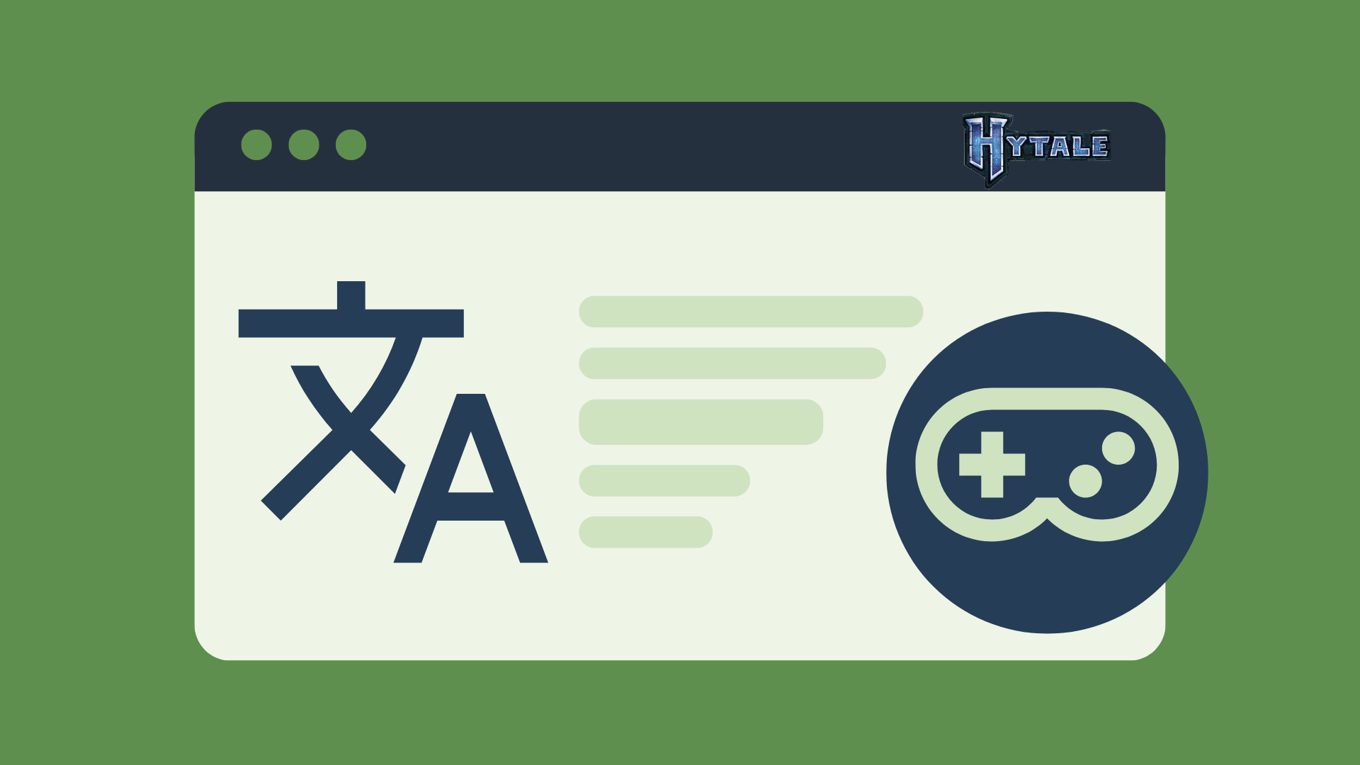 Installer le pack de langue Française sur Hytale