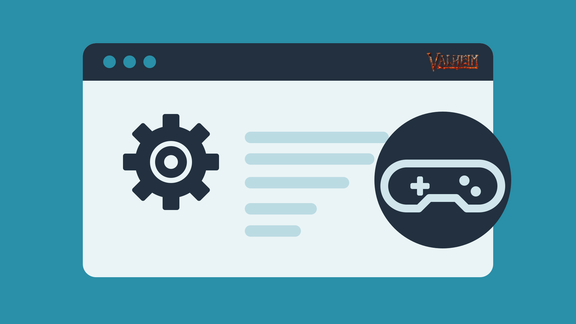 Set up your Valheim server: password, world name, joining and admin